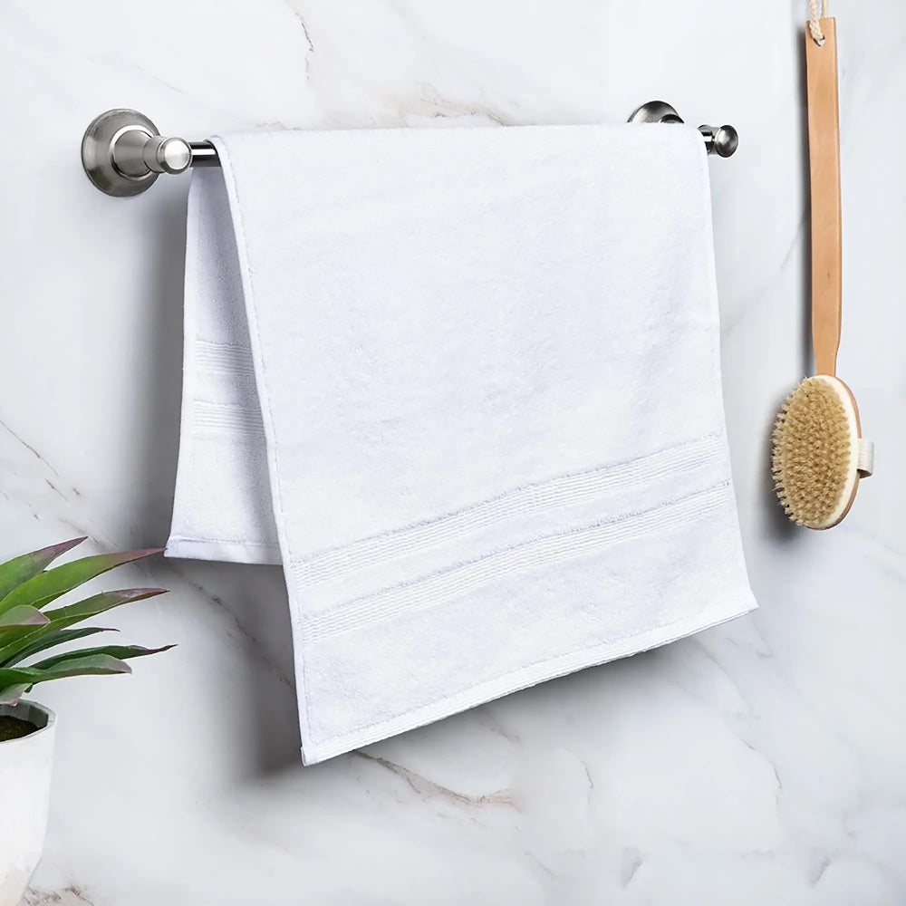 White Hand Towel | Soft, Absorbent &amp; Everyday Bathroom Essential