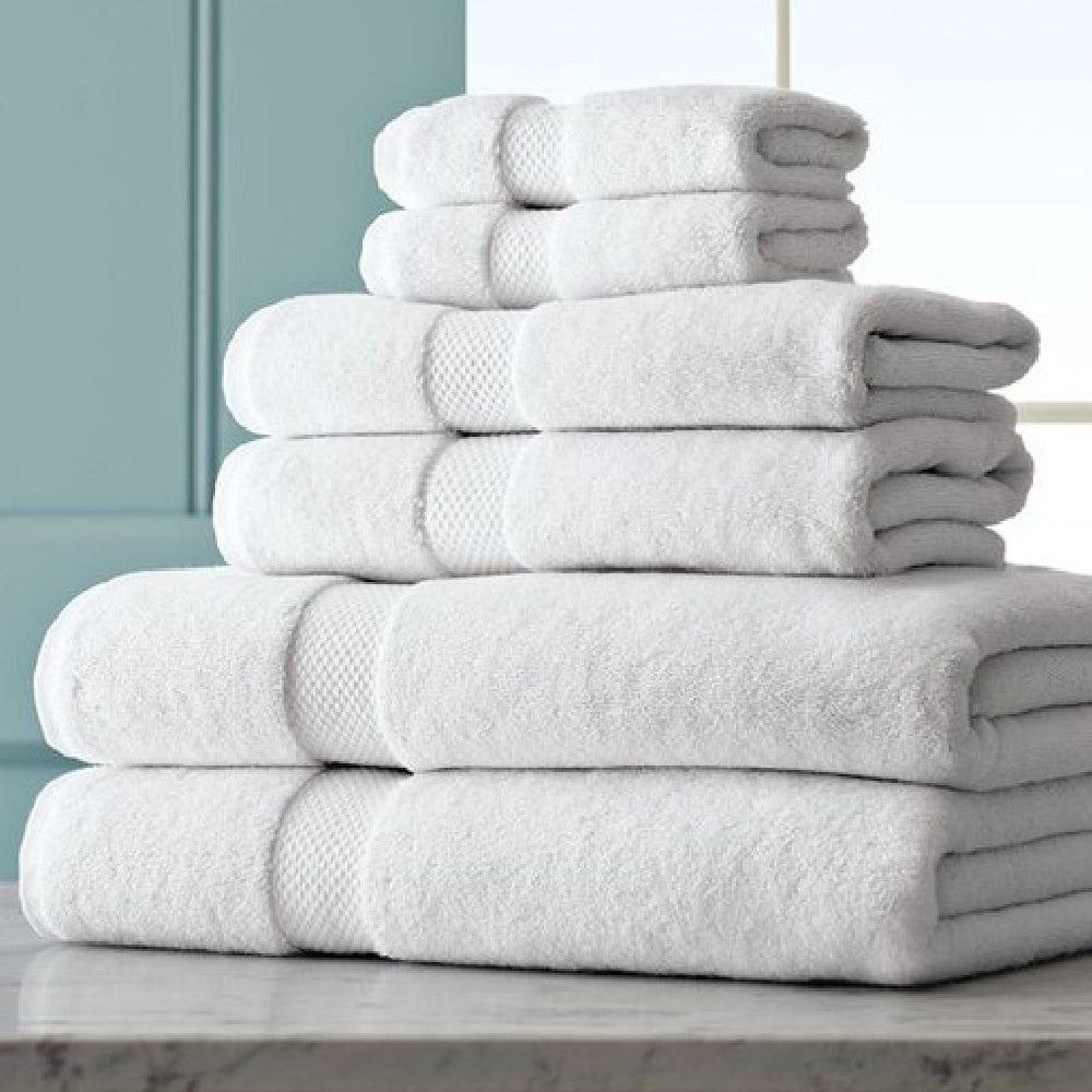 White Pool Towel 36" x 72" | 450 GSM Premium Soft &amp; Absorbent Towel
